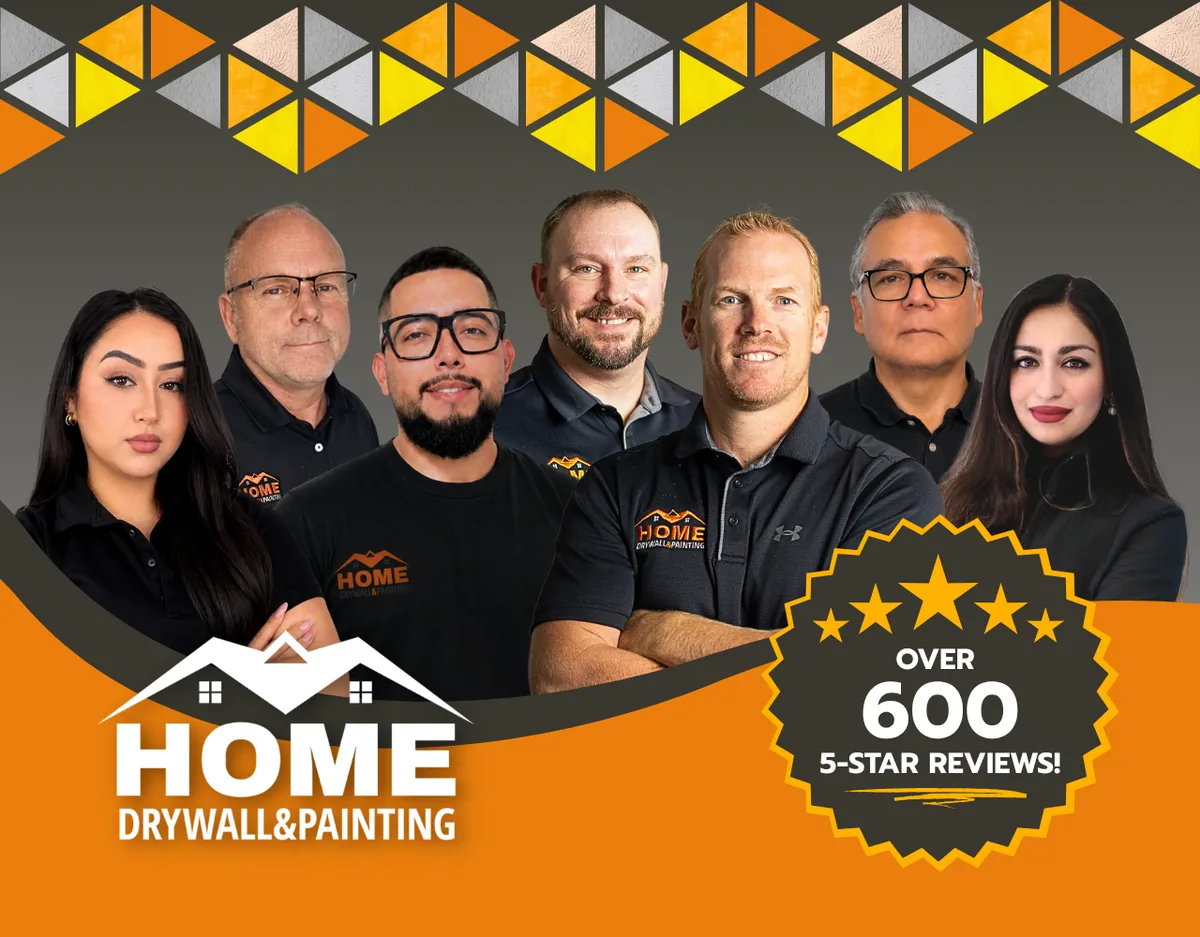 The Home Drywall & Painting team — over 600 five-star reviews